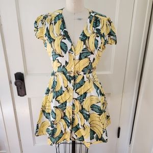 Banana print dress